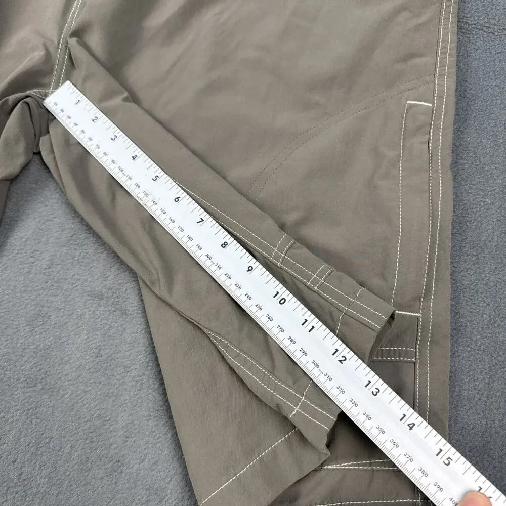 Kuhl Shorts Mens 40 Brown Tan Hiking Camping Chino Outdoor Italian Snap